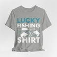 thumbnail image 3 of Lucky Fishing Shirt Men Women Fishing T-Shirt Graphic Fish Hook Tee Gift, 3 of 7