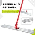 thumbnail image 4 of Acekid 46"x8" Bull Float Kit, Aluminum Magnesium Alloy Concrete Float with Adjustable Bracket & Handles, Round End Finishing Tool, 4 of 6
