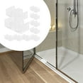 thumbnail image 3 of GOOHOCHY Glass Shower Door Track Guide 10Pcs Transparent Plastic Bumpers for Anti Collision in Shower Rooms, 3 of 8