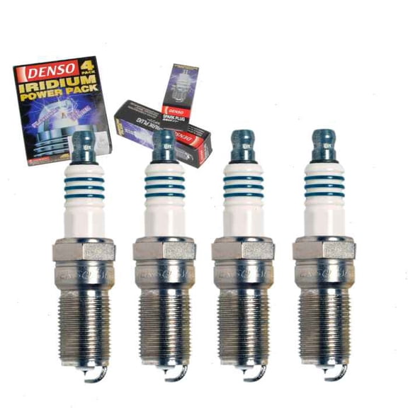 4 pc DENSO Iridium Power Spark Plugs compatible with Lincoln MKZ 2.0L L4 2013-2017