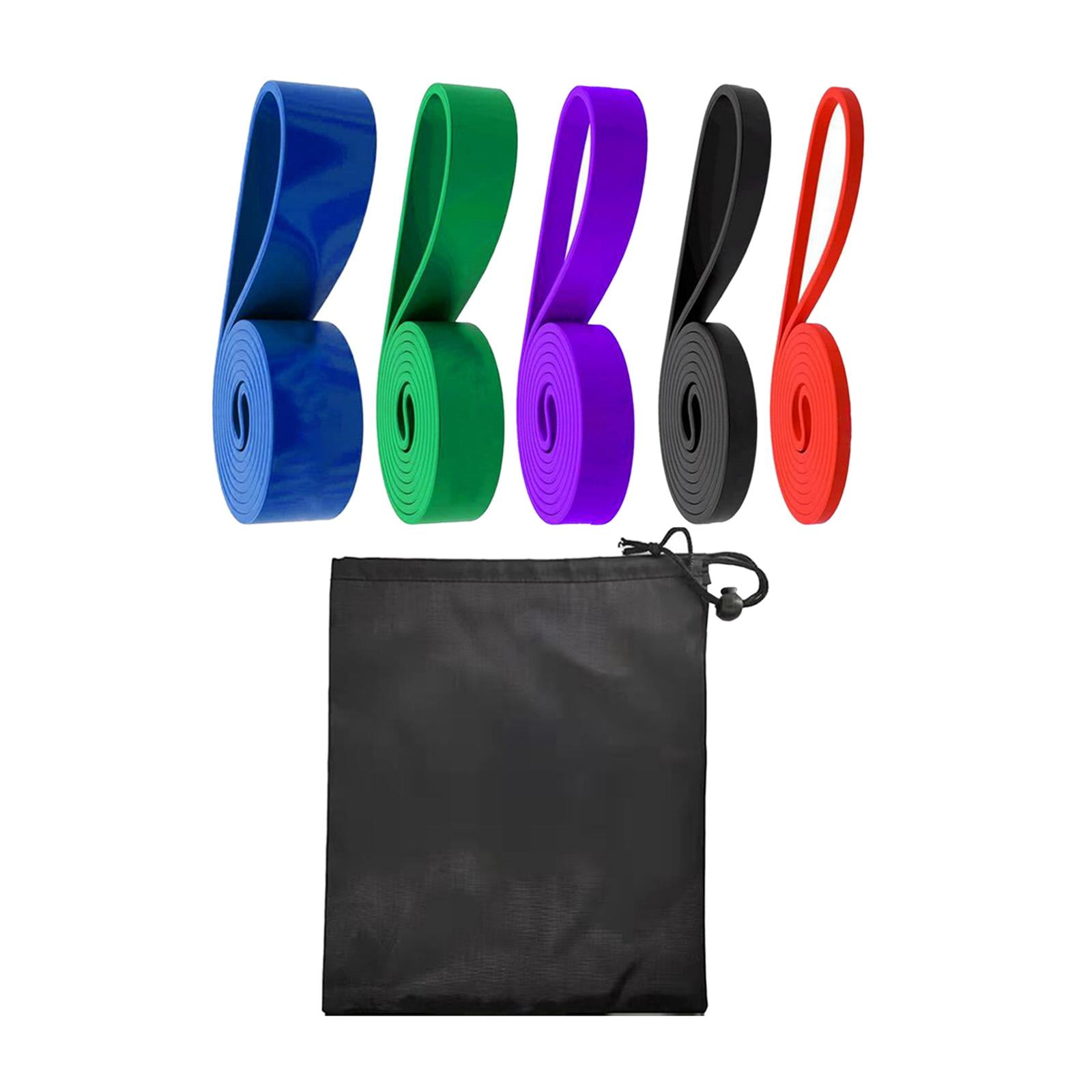 Axioma Resistance Bands Men Women Pull up Assistance Bands Muscle Training with Storage 5pcs