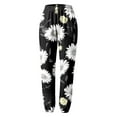 thumbnail image 5 of Women Pants Casual Summer Harem Slip On Boho Beach Lightweight Loose With Pockets Womens Trousers, 5 of 5