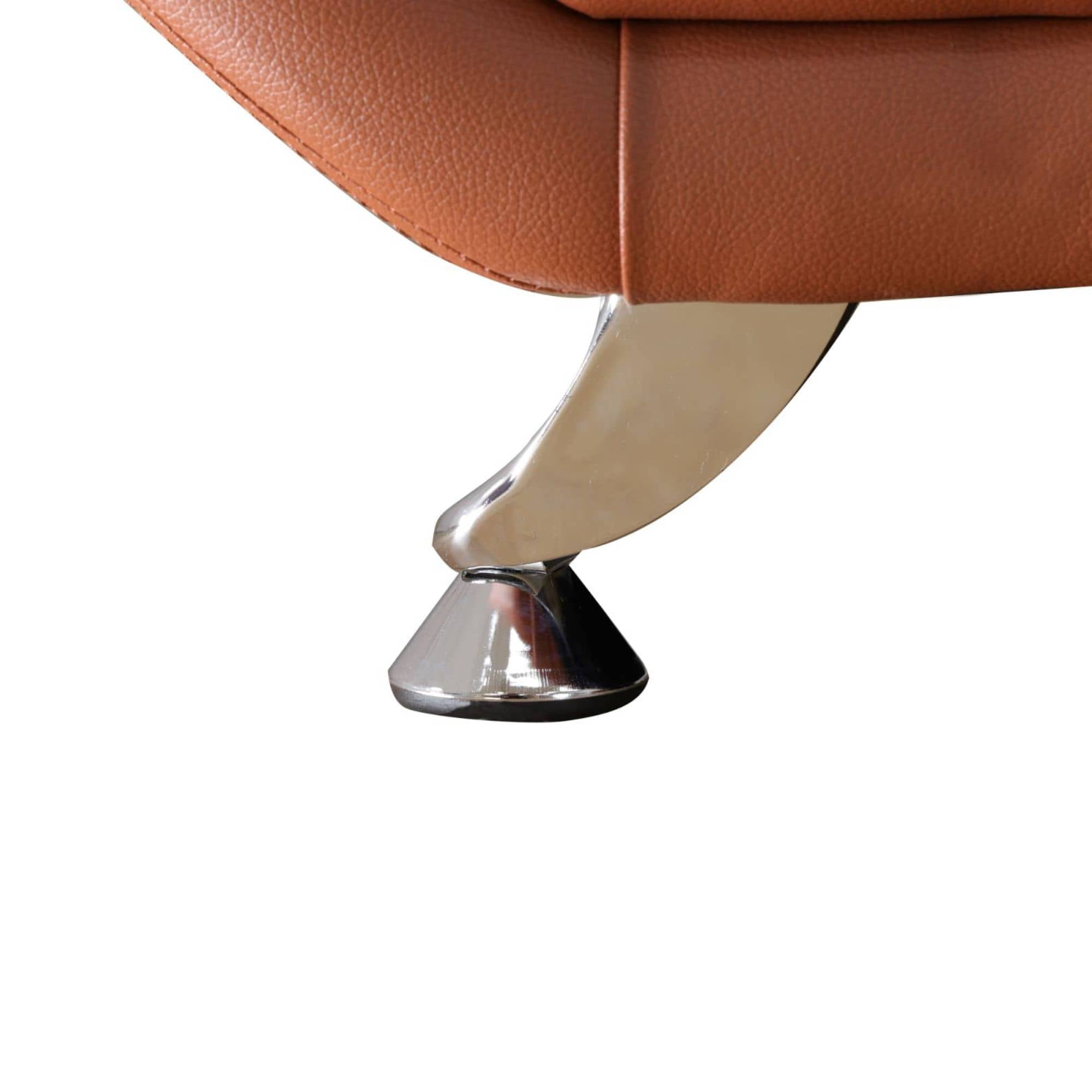 Trumanpick Leather Sofa Chair, Modern 3 Seater Comfy Sofa Couch for Living Room, Bedroom, Bronze