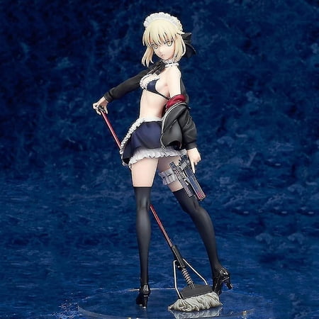 24cm 2022 Newest Fate Saber Altria Pendragon Maid Action Figure Pvc Sw