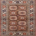 thumbnail image 1 of Ahgly Company Machine Washable Indoor Square Industrial Modern Camel Brown Area Rugs, 3' Square, 1 of 7