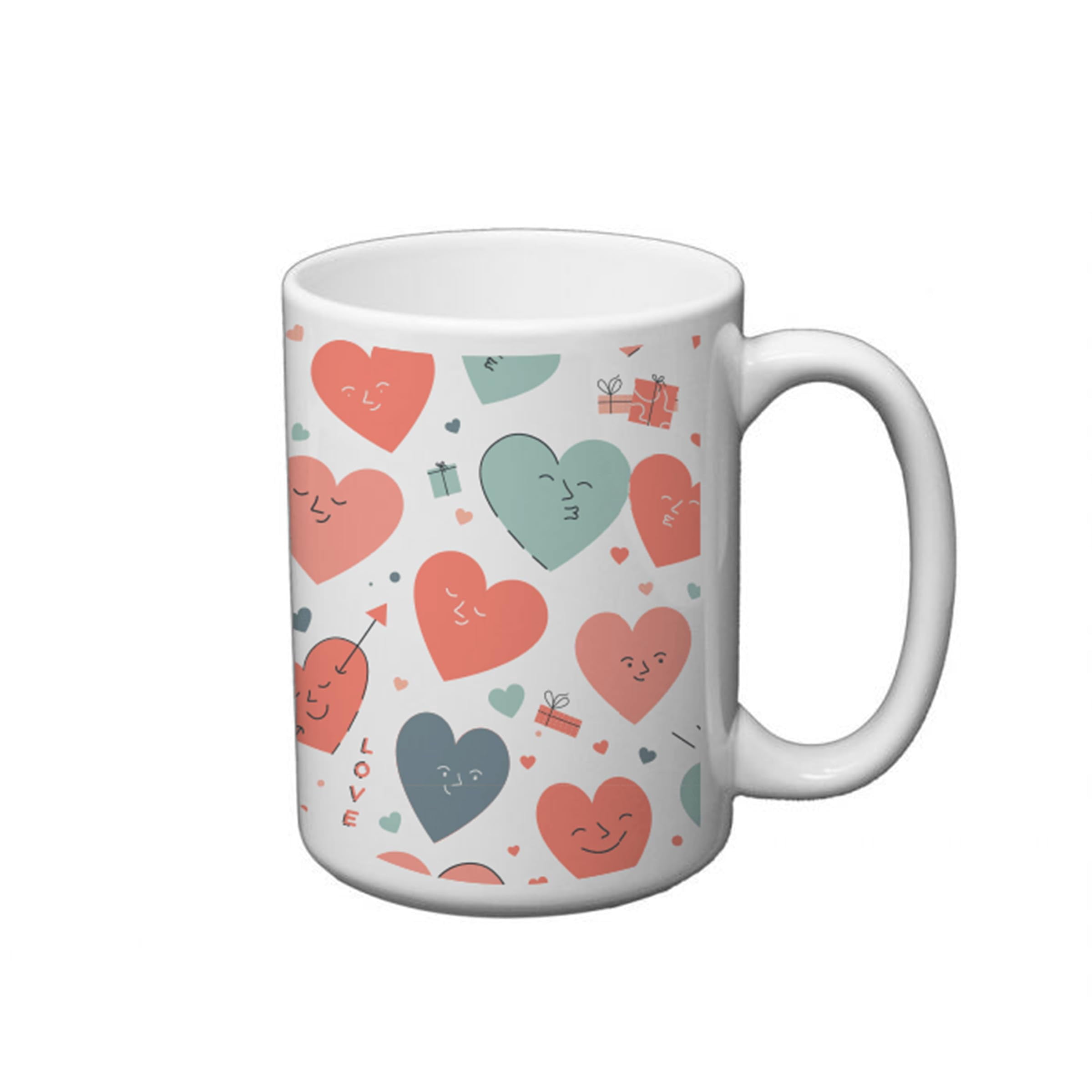 JPPlus 15oz Sublimation Mug Blank White Ceramic with Poly Coating. Dishwasher & Microwave Safe. Custom Print with Mug Press or Oven. Ideal for Personalized Gifts, Keepsakes, or Promotions (36, White)
