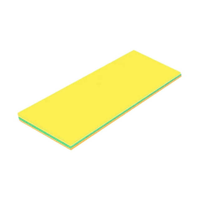 Almencla Water Floating Mat Floating Raft for Pool Kids Floating Pad for Summer Beach Yellow Green Orange