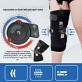 thumbnail image 4 of Post Op Knee Brace, Non Slip Side Stabilizers Adjustable ROM Knee Brace with Shoulder Strap for PCL, for Orthopedic, 4 of 7