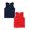 Navy, Red, variant on SGMVNU 2 Pack Unisex Kids Tank Tops Boys and Girls Solid Basic Tanks Summer Casual Sleeveless Athletic Shirts, Green, Light Blue, Size 5-6 Years