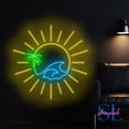 thumbnail image 2 of Shinelab Sun Wave Neon Sign, Sunrise Wave Led Sign, Ocean Waves Led Light, Sun Waves Wall Art, Waves Home Wall Decor 1057, 2 of 5