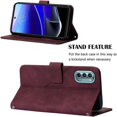 thumbnail image 3 of for Moto G Stylus 5G 2022 Wallet Case with Card Holder Leather with Kickstand Card Slots Phone Case Durable Magnetic Closure Shockproof Protective Cover Case for Moto G Stylus 5G 2022 Red YBS, 3 of 10