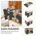 thumbnail image 2 of Yayeee Collapsible Storage Bin with Lid Fabric Closet Decorative Basket with Handles, Black Skeleton, 2 of 7