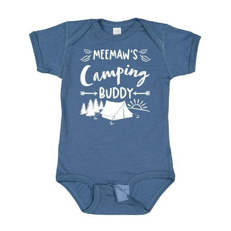 

Inktastic Meemaws Camping Buddy Gift Baby Boy or Baby Girl Bodysuit
