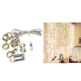 thumbnail image 3 of Cortina Luces de Cadena de Hadas perfecl 300LED USB 3x3m para interiores exteriores, 3 of 8