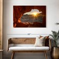 thumbnail image 3 of Elephant Stock Red Rock Canyon Sunrise Wall Art - Horizontal Canvas Wall Art - Living Room Wall Decor - Nature Canvas - Beige And Orange Decor - 45" x 30", 3 of 8