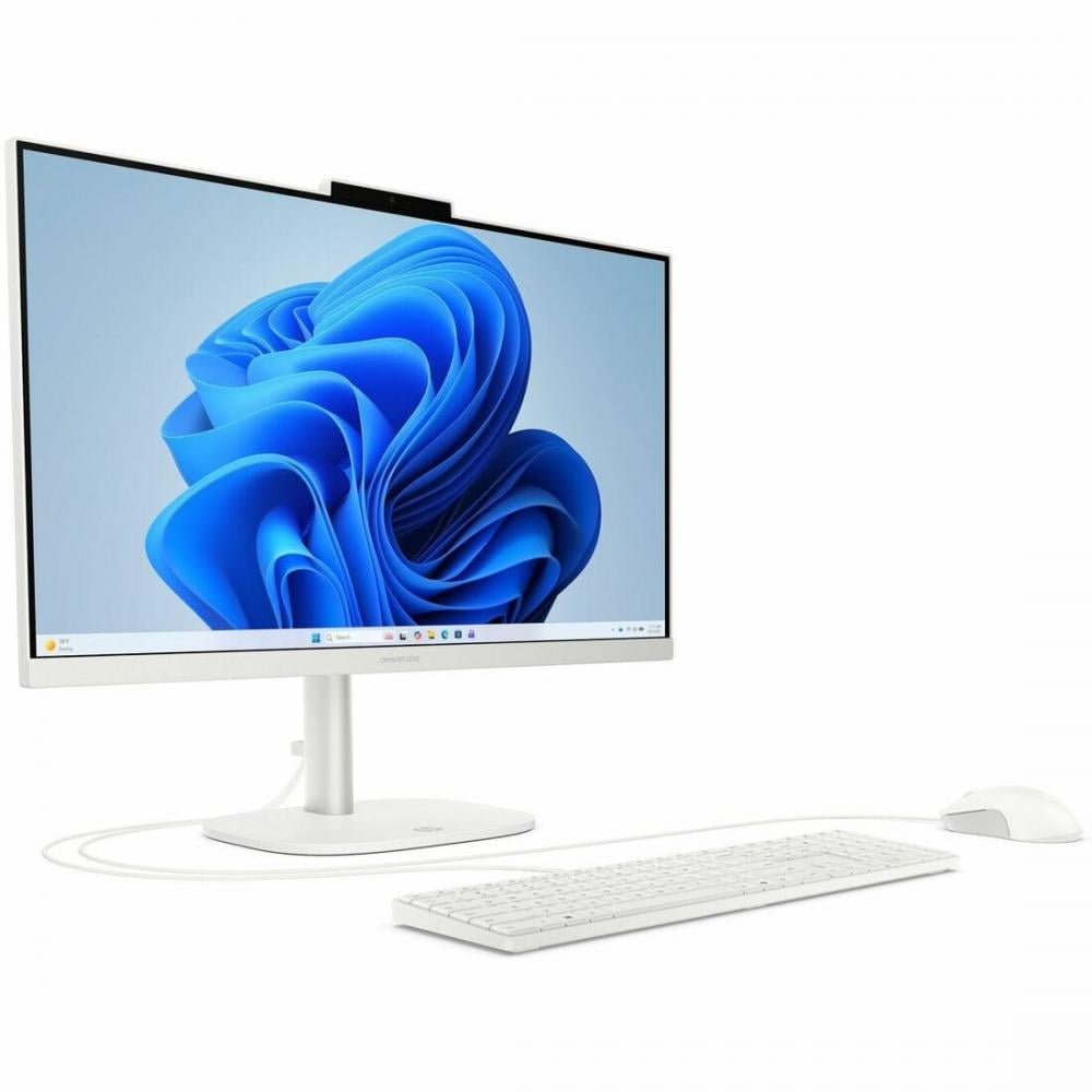 HP OmniStudio 24-cv000 24-cv0430 All-in-One Computer - AMD Ryzen 3 Ryzen 10 Series 30 - 8 GB - 512 GB PCI Express NVMe SSD - 23.8" Full HD Touchscreen - Desktop - Cotton White - AMD Chip - 1920 x 1...