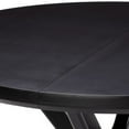 thumbnail image 5 of Plank+Beam Verso Round Dining Table, 38" Solid Wood Kitchen & Dining Room Table, Black, 5 of 11