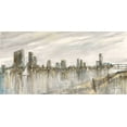 thumbnail image 2 of Manning, Ruane 24x14 White Modern Wood Framed Museum Art Print Titled - Skyline Sail, 2 of 4