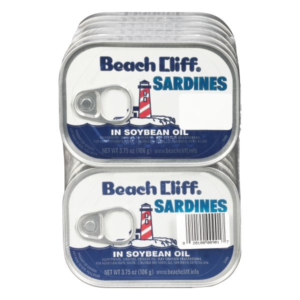 Beach Cliff Sardines in Soybean Oil (3.75 oz., 10 ct.)