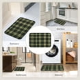thumbnail image 7 of Crystal Velvet Floor Mat 23.6x15.7in Square Lock Edge Easy Cleaning Using Woven Technique Corrosion Resistant Bottom Drop Plastic Springgreen Buffalo Plaid Check Tartan Scotland_41650_4, 7 of 7