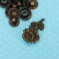 thumbnail image 5 of CTIRCHIU 10Sets Rose Buckle Set Alloy Snap Buttons for Sewing Craft Accessories Purse Hardware, 5 of 8