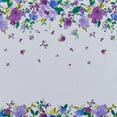 thumbnail image 2 of Zelouf Swiss Dot Print  , Sewing, DIY, Crafts Fabric by the Yard, 167 Wht/purp, 7 Yard, 2 of 2