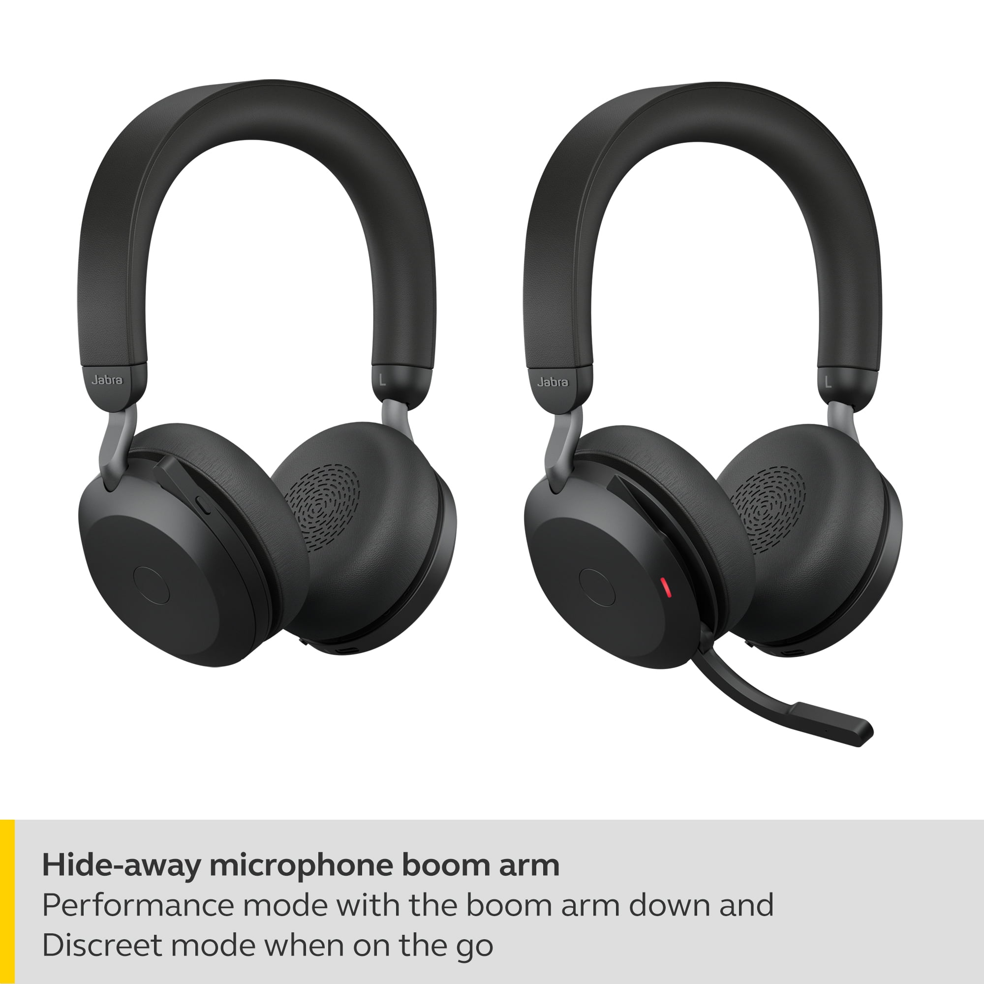 Jabra Evolve2 75 - USB-A MS Teams - Black Wireless Headset / Music
