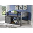 thumbnail image 3 of Donco Kids Louver Twin Antique Grey Modular Low Loft Bed - Group C, Twin, Antique Grey, 3 of 3