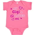 thumbnail image 3 of Inktastic Valentine's Day My Gigi Loves Me Hearts and Lips Boys or Girls Baby Bodysuit, 3 of 5