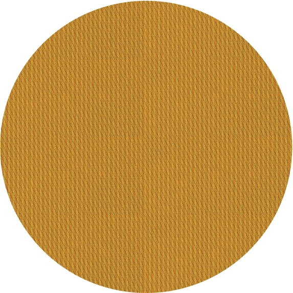 Ahgly Company Machine Washable Indoor Round Transitional Orange Red Orange Area Rugs, 4' Round