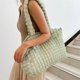 thumbnail image 4 of Bolso de hombro acolchado para mujer bolso tipo cartera sólido de gran capacidad bolsos suaves para mujer, 4 of 9