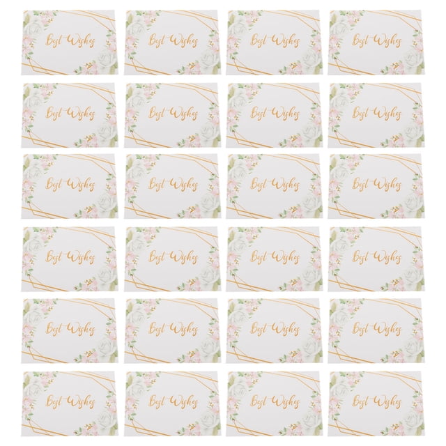 50 tarjetas de felicitación de boda elegantes tarjetas de felicitación de regalo de bendición (color surtido) HOMEMAXS 12649384-MX