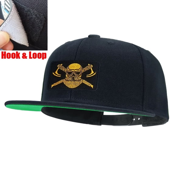 Tilgomedal Viking Axe Black Snapback Hats for Men Women Adjustable Dad Wool Baseball Caps