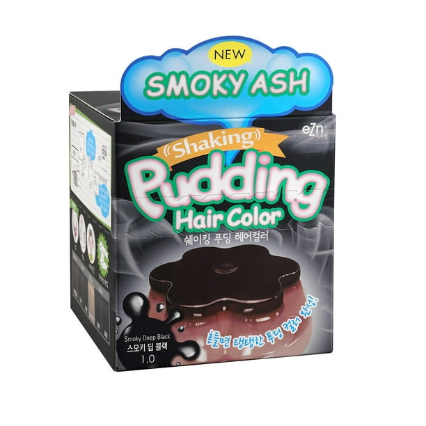 EZN Pudding Hair Color Cream 1.0 Smoky Deep Black for Ammonia Free