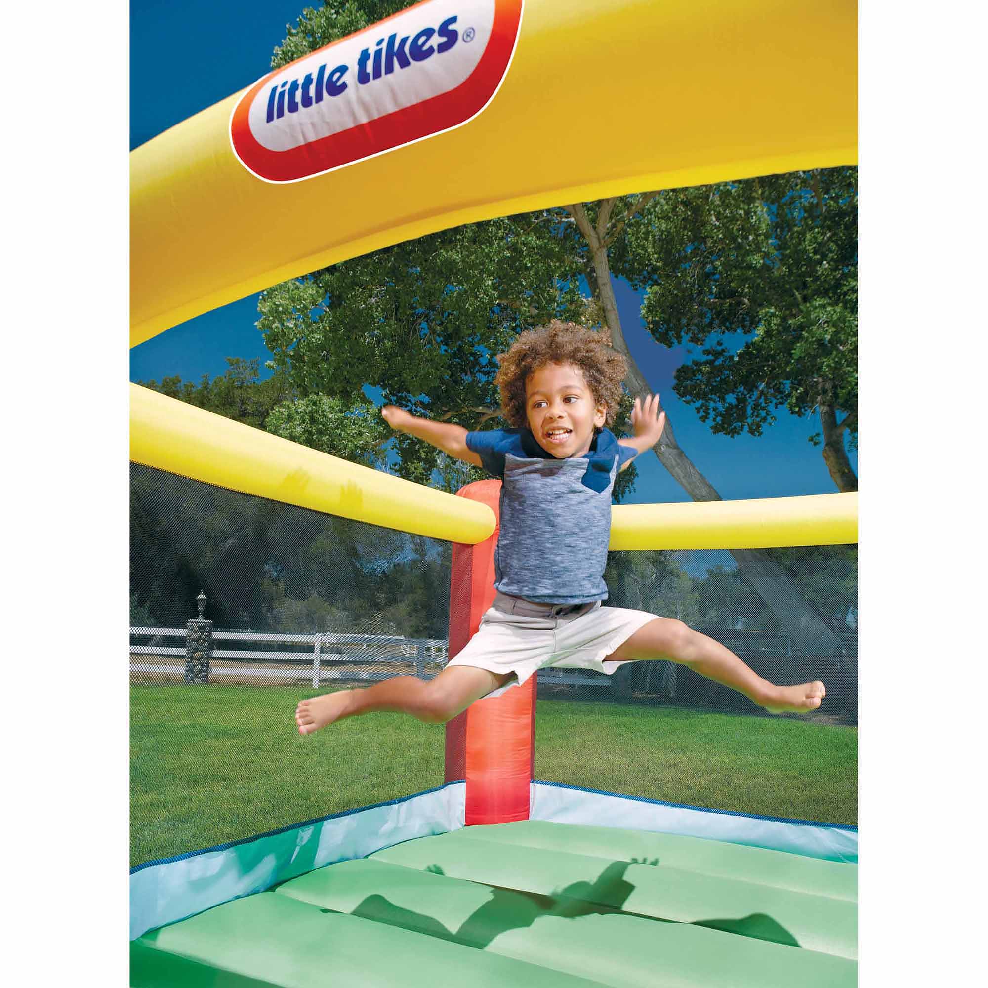 Little Tikes Jr. Jump 'n Slide Bouncer - Inflatable Jumper Bounce House - image 4 of 6