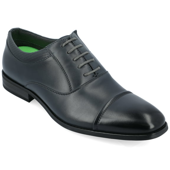 Vance Mens Bradley Lace-up Cap Toe Oxford Dress Shoe, Widths Available