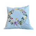 thumbnail image 3 of yuksok Embroidery Kit Pillow Cover Chinese Cushion Case Couch Decor Gift Needlework Blue, 3 of 9