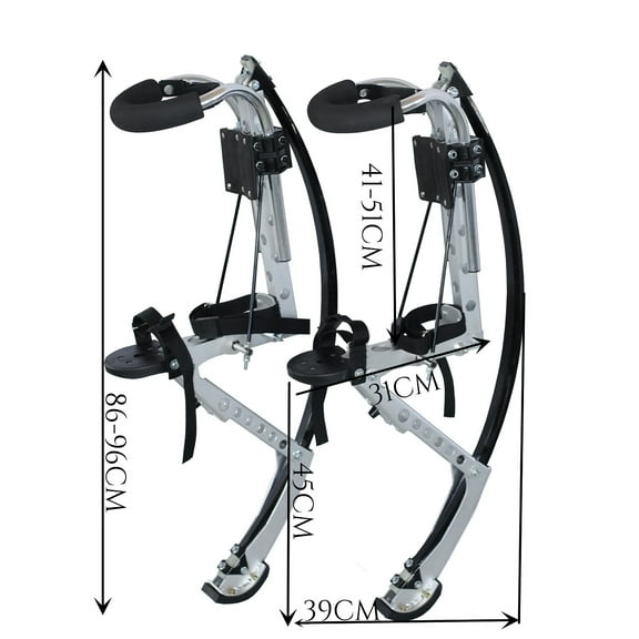 Outdoor Adult Jumping Stilts Men Women Fitness Exercise70~90kg Bouncing Shoes