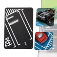 thumbnail image 3 of Bunblic Miniatures Car Parking Lot Diecast Diorama Garage,Photo Prop Outdoor Model Car Display Case City Road Display Scene Model Toy black, 3 of 4