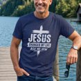 thumbnail image 4 of Jollimate Jesus Changed My Life Shirt, Men's Jesus Tee, Religious Gift For Him, Faith Gift, 4 of 6