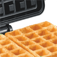 thumbnail image 3 of Beach Belgian Mini Waffle Maker with Shade Control, Makes 2 at Once, Create Personalized Free Non-Stick Plates, Compact Design, Stainless Steel, 3 of 5