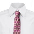 thumbnail image 2 of Flower Necktie, Spring Season Petals, Dress Tie, 3.7", Dried Rose Beige, by Ambesonne, 2 of 3