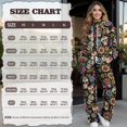 thumbnail image 6 of Garronmavis Sweat Suit Women Sweat Sets Sugar Skull Hoodie Track Suits for Women Set Wide Leg Pants Women's Jogger Sweatpants Pullover, Size XL, 6 of 6