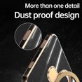 thumbnail image 4 of Cowithday Mag-Stand Designed for iPhone 12 Case with Camera Lens Protector, [All-in-1] [Compatible with MagSafe] Ring Kickstand Plated TPU Luxury Phone Case Cover for iPhone 12 6.1 inch, Grayblue, 4 of 10