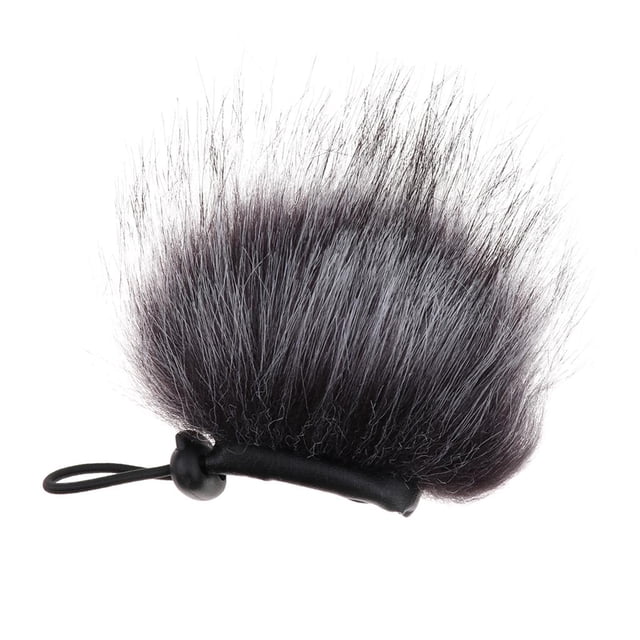 Micrófono de solapa Hugo Parabrisas de piel Wind Muff