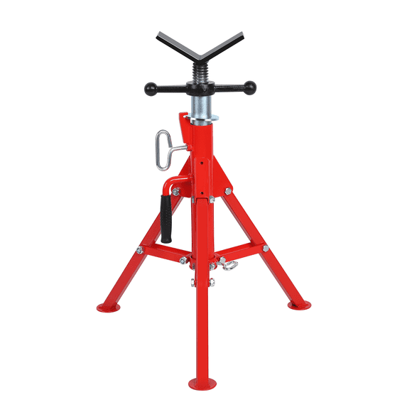 Garvee Support pour Vérin de Tuyau de Soudage, Capacité de 2500 lb, Hauteur Réglable 28–52 Po, Support Pliant pour l'Automobile et la Construction