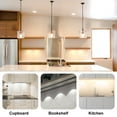 thumbnail image 3 of 3Pcs LED Closet Light 21-23LM 10LEDs Battery Operated Motion Sensor Lights 6500/3000K Portable Under Cabinet Lamp Indoor, 3 of 9