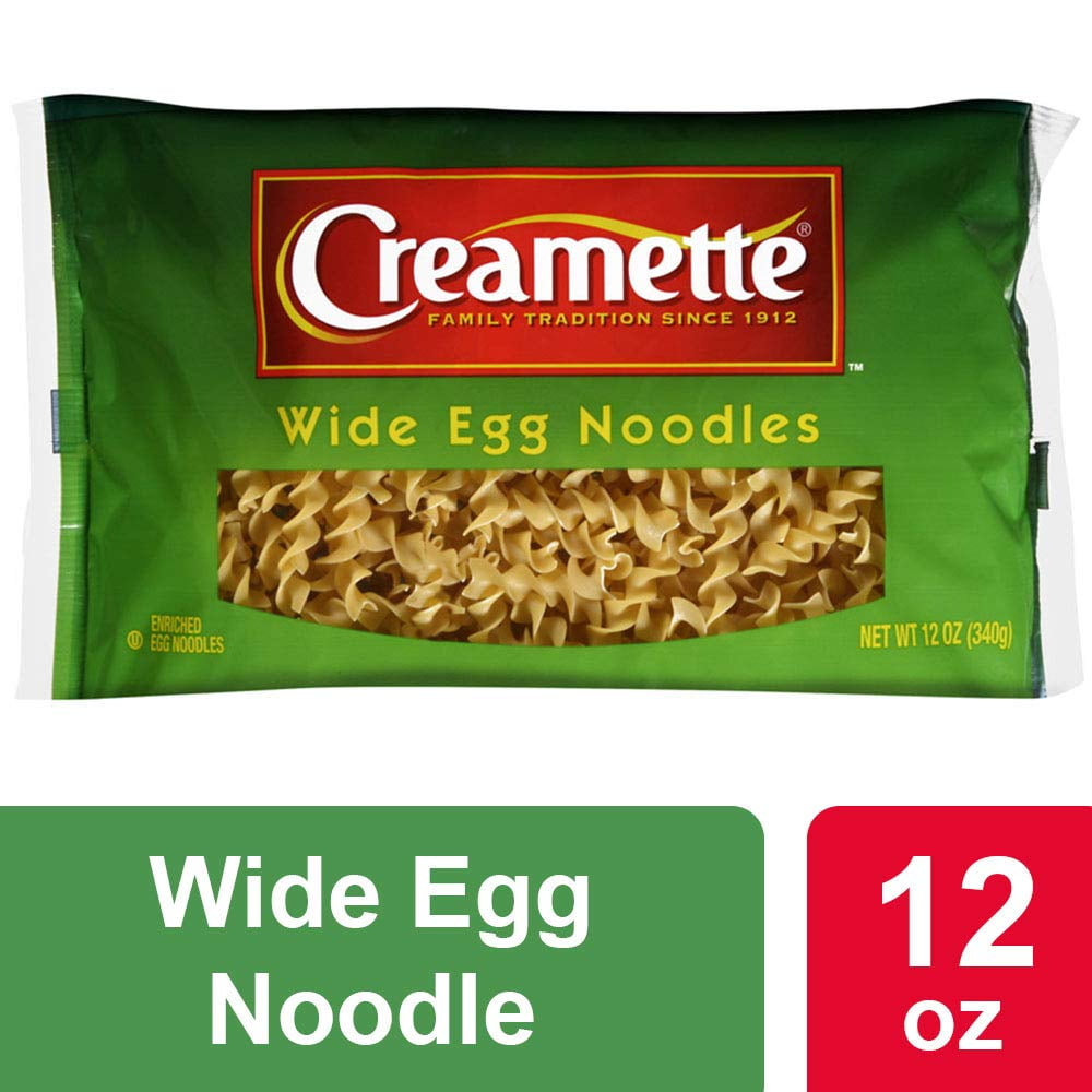 Creamette Wide Enriched Egg Noodles Pasta, 12 ounce bag