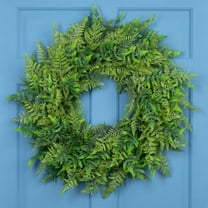 Northlight Fern Artificial Spring Twig Wreath - 28"