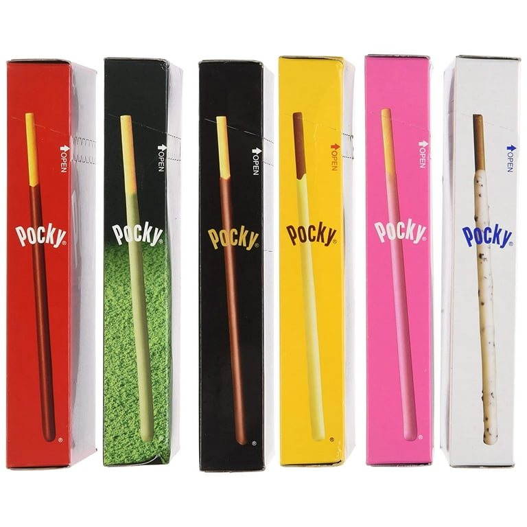 Pocky Biscuit Stick 6 Flavor Variety Pack (Pack of 6) - Walmart.com